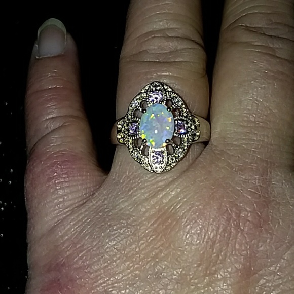 ❣Sterling Silver Opal Ring NWOT - Picture 3 of 6